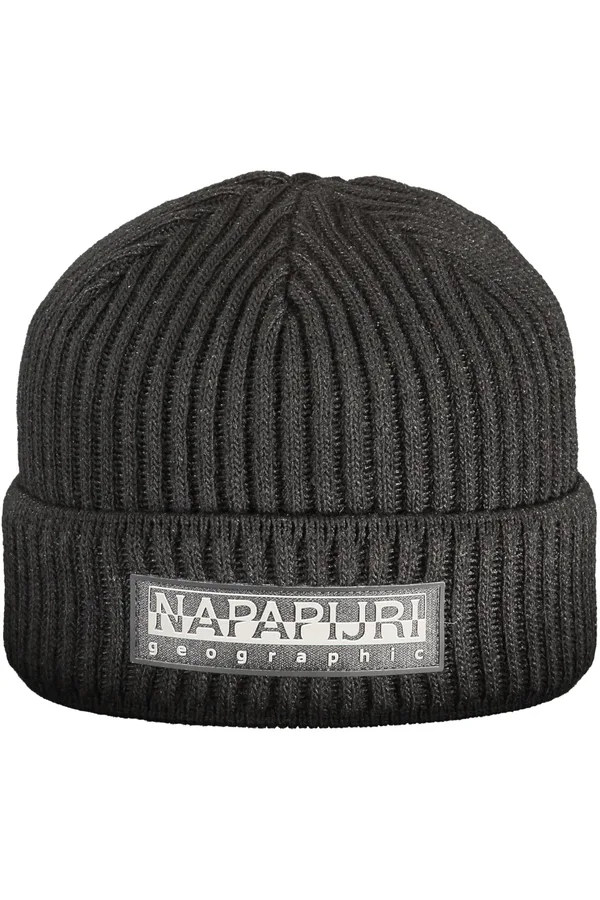 NAPAPIJRI PÁNSKÁ ČEPICE S LOGEM ČERNÁ