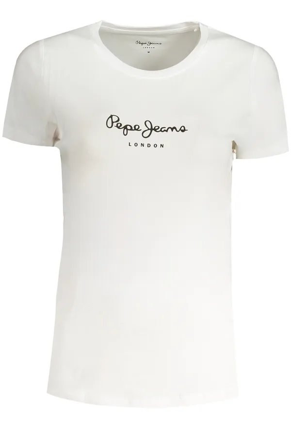 PEPE JEANS DÁMSKÉ TRIČKO S KRÁTKÝM RUKÁVEM BÍLÉ