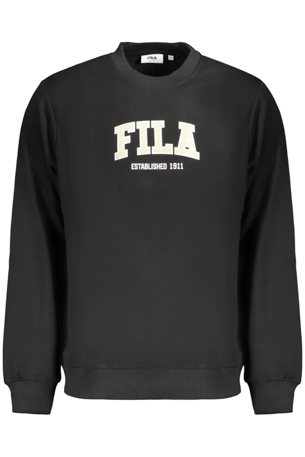 FILA PÁNSKÁ MIKINA BEZ ZIPU ČERNÁ