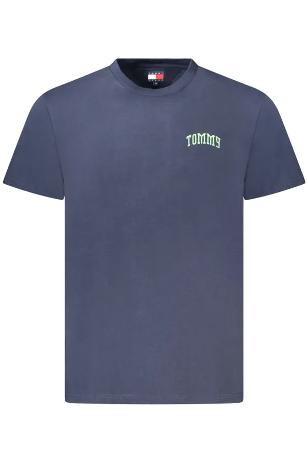 TOMMY HILFIGER PÁNSKÉ TRIČKO S KRÁTKÝM RUKÁVEM MODRÉ