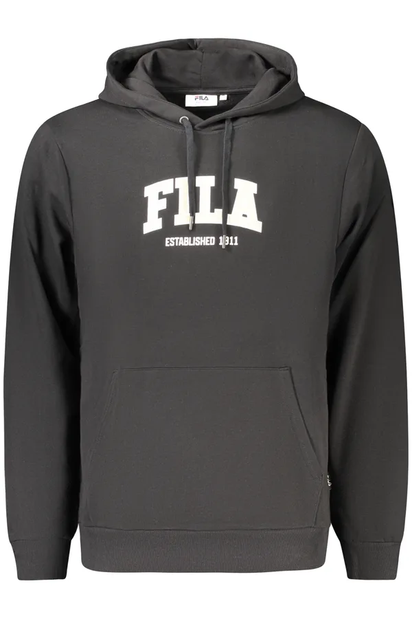FILA PÁNSKÁ MIKINA BEZ ZIPU ČERNÁ