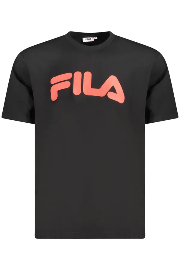 FILA PÁNSKÉ TRIČKO S KRÁTKÝM RUKÁVEM ČERNÉ