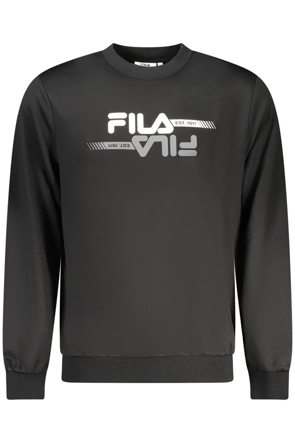 FILA PÁNSKÁ MIKINA BEZ ZIPU ČERNÁ