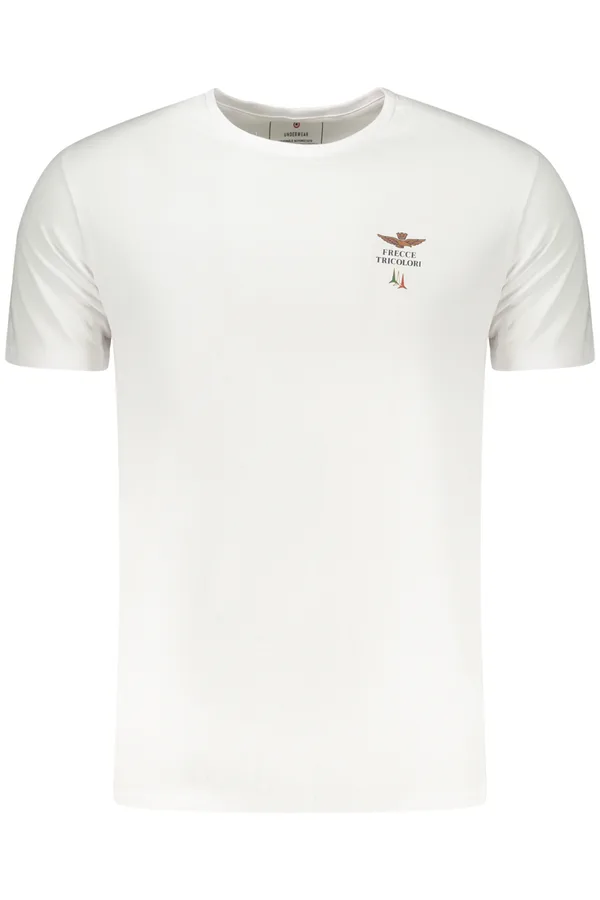 AERONAUTICA MILITARE PÁNSKÉ BÍLÉ OUTDOOROVÉ TRIČKO