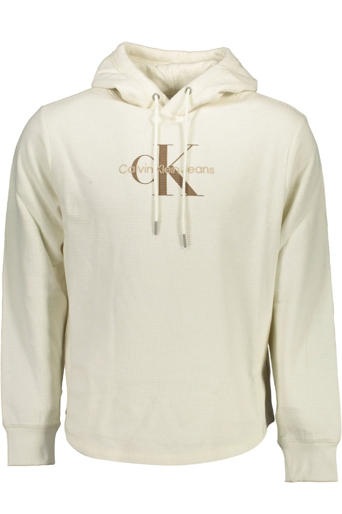 CALVIN KLEIN PÁNSKÁ MIKINA BEZ ZIPU BÍLÁ