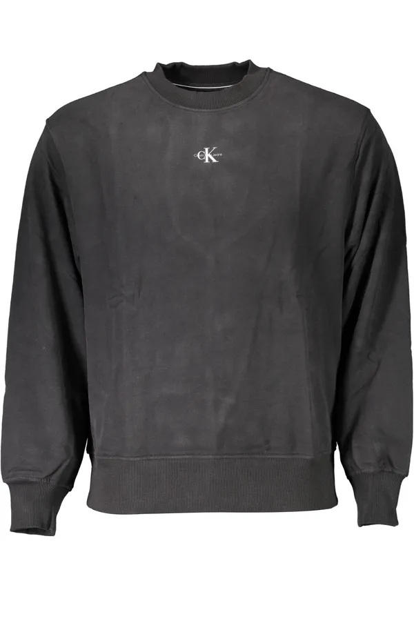 CALVIN KLEIN PÁNSKÁ MIKINA BEZ ZIPU ČERNÁ