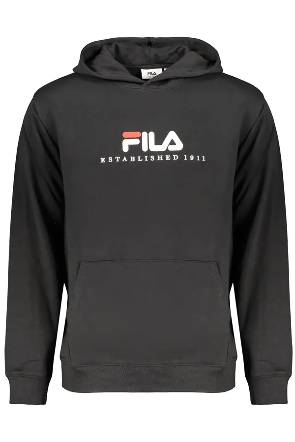 FILA PÁNSKÁ MIKINA BEZ ZIPU ČERNÁ