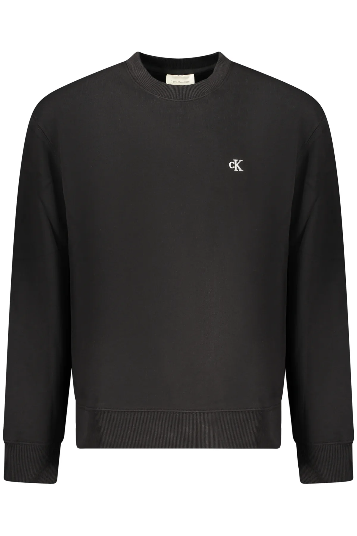 CALVIN KLEIN PÁNSKÁ MIKINA BEZ ZIPU ČERNÁ