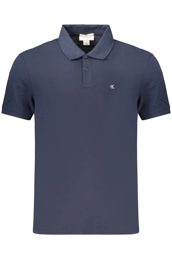 CALVIN KLEIN PÁNSKÁ POLOKOŠILE S KRÁTKÝM RUKÁVEM MODRÁ