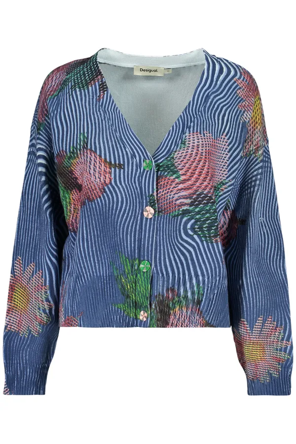 DESIGUAL DÁMSKÝ KARDIGAN MODRÝ