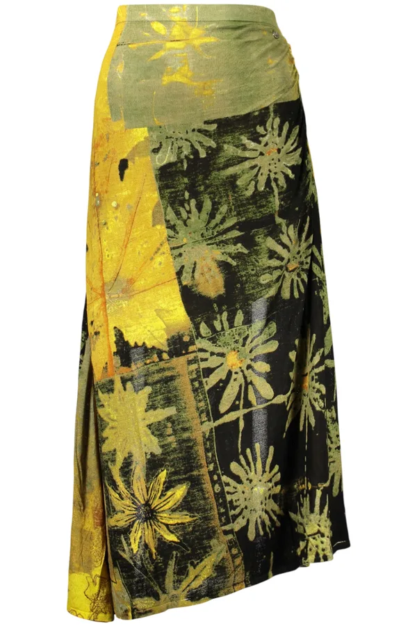 DESIGUAL DÁMSKÁ DLOUHÁ ZELENÁ SUKNĚ
