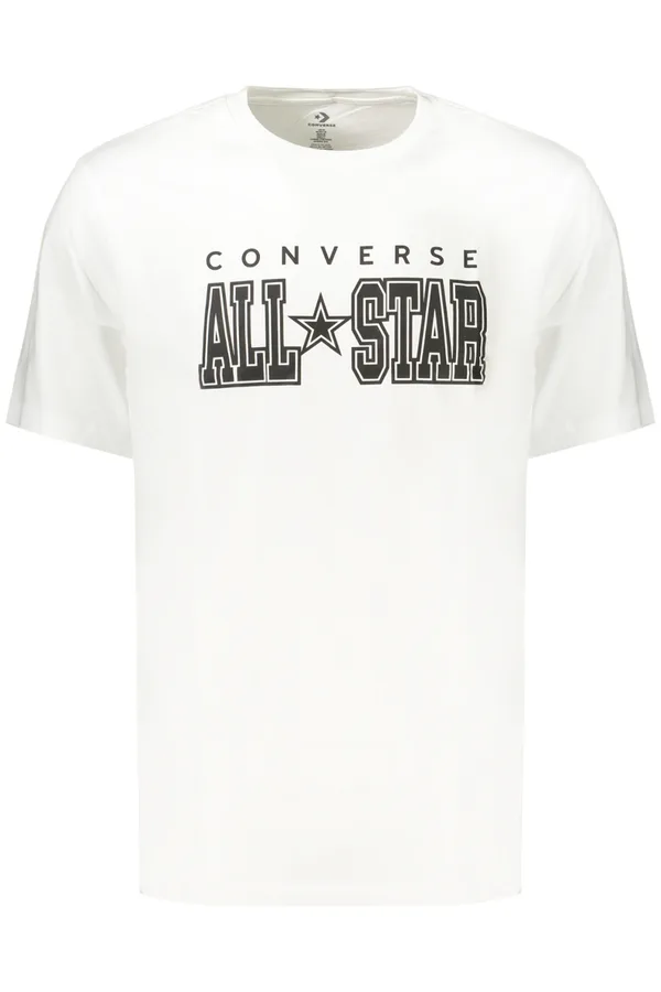CONVERSE PÁNSKÉ TRIČKO S KRÁTKÝM RUKÁVEM BÍLÉ