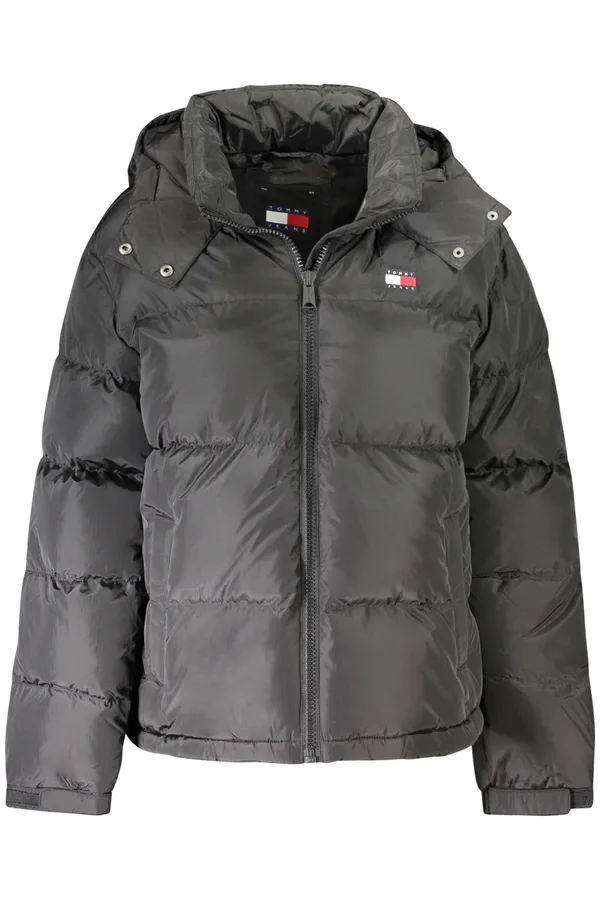 TOMMY HILFIGER DÁMSKÁ BUNDA ČERNÁ