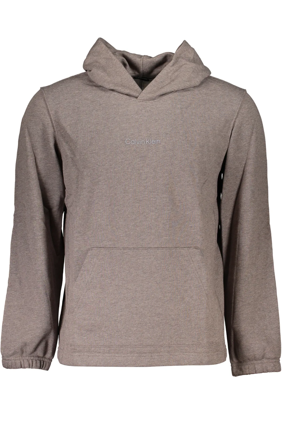 CALVIN KLEIN PÁNSKÁ MIKINA BEZ ZIPU HNĚDÁ