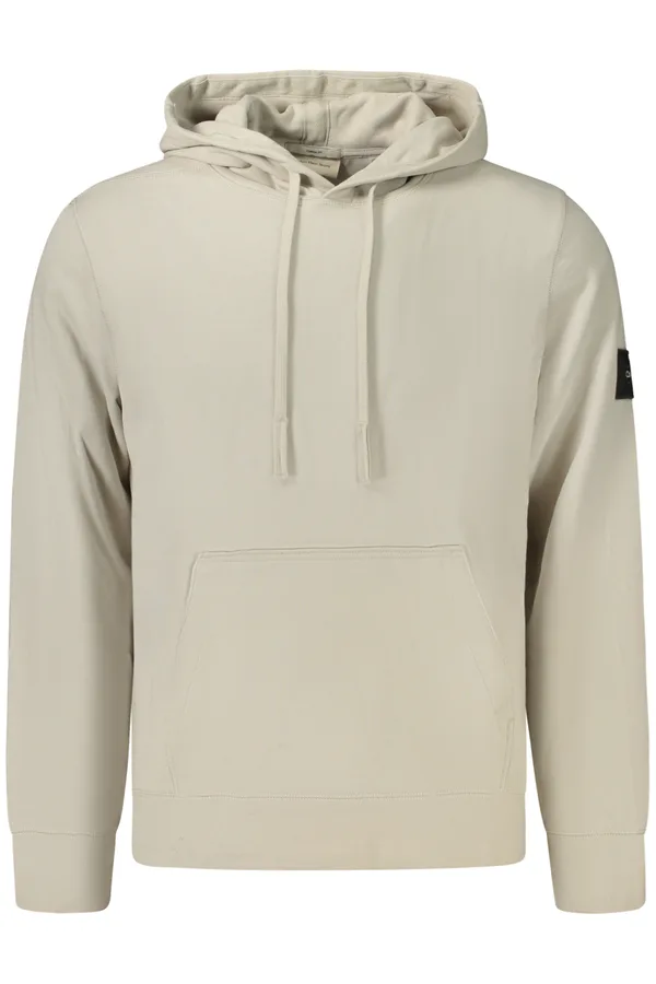 CALVIN KLEIN PÁNSKÁ ŠEDÁ MIKINA BEZ ZIPU