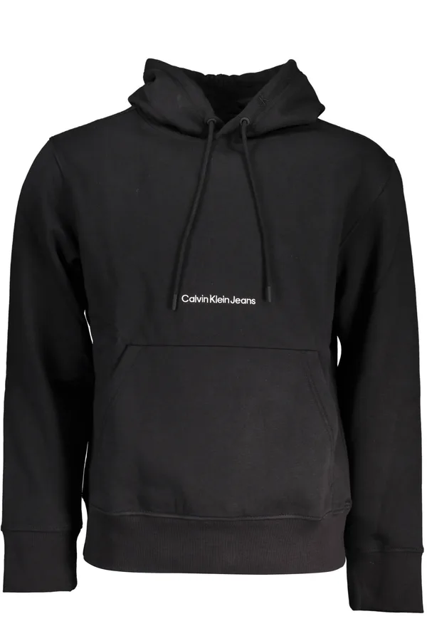 CALVIN KLEIN PÁNSKÁ MIKINA BEZ ZIPU ČERNÁ
