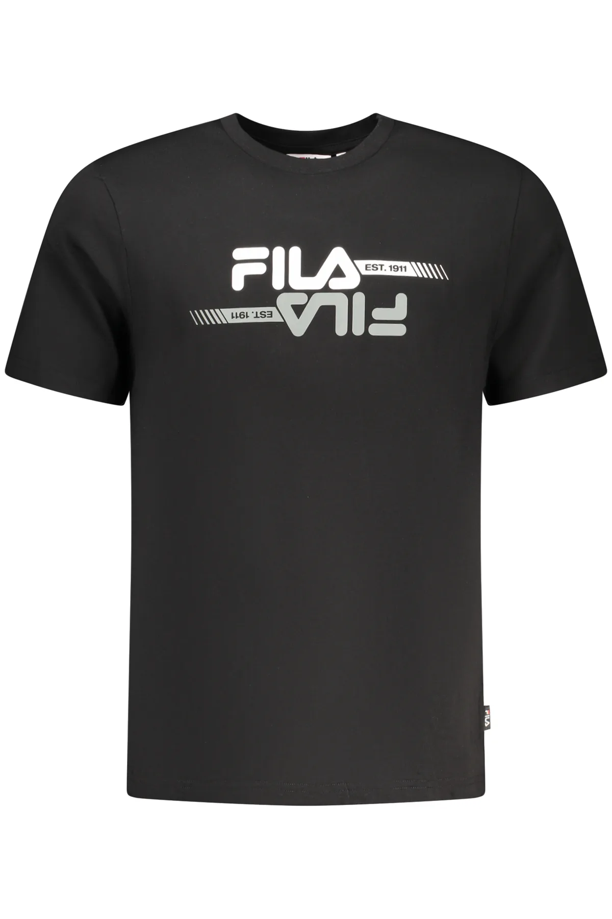 FILA PÁNSKÉ TRIČKO S KRÁTKÝM RUKÁVEM ČERNÉ