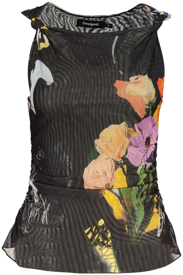 DESIGUAL DÁMSKÉ ČERNÉ TÍLKO