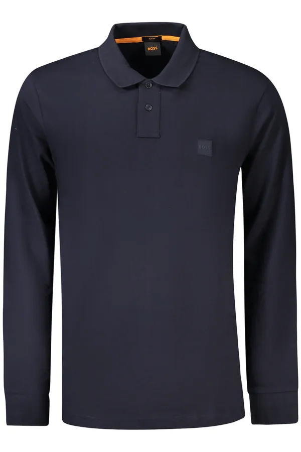 HUGO BOSS PÁNSKÉ POLO S DLOUHÝM RUKÁVEM MODRÉ