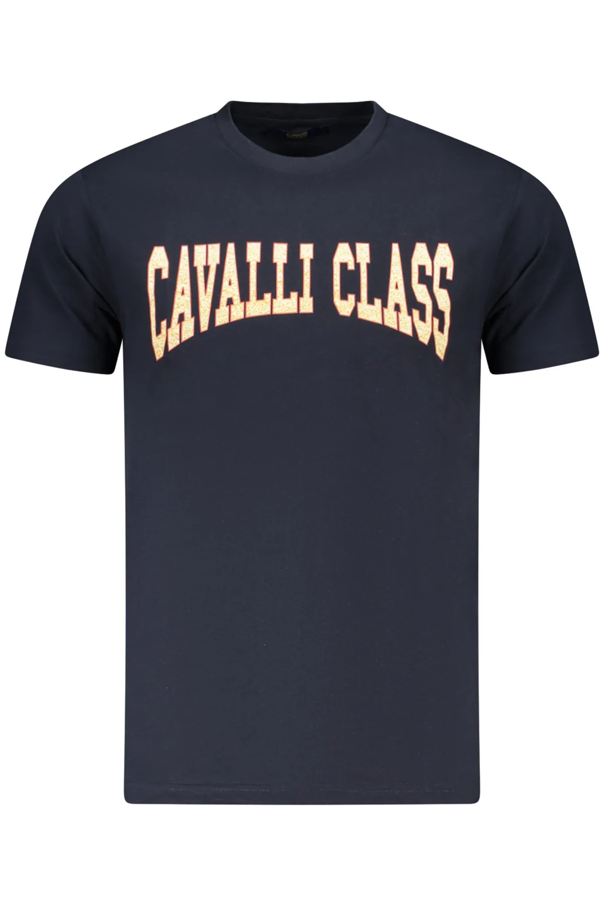 CAVALLI CLASS PÁNSKÉ TRIČKO S KRÁTKÝM RUKÁVEM MODRÉ