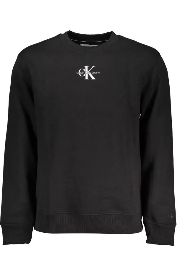 CALVIN KLEIN PÁNSKÁ MIKINA BEZ ZIPU ČERNÁ