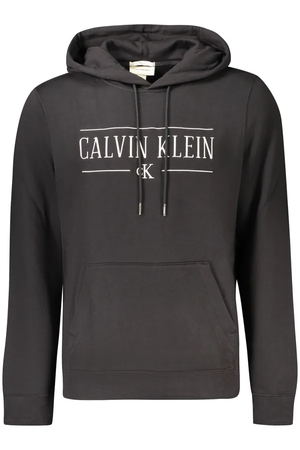 CALVIN KLEIN PÁNSKÁ ČERNÁ MIKINA BEZ ZIPU