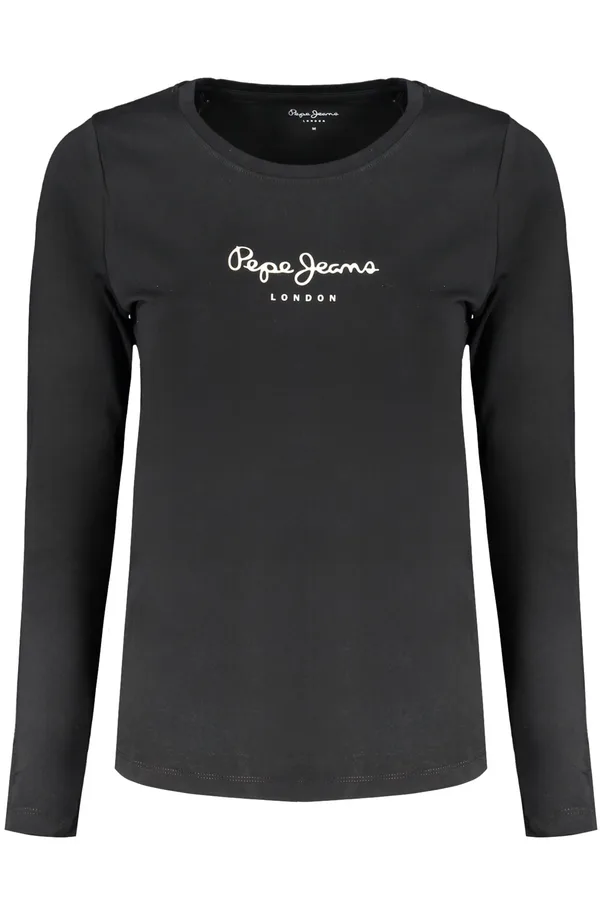 PEPE JEANS DÁMSKÉ TRIČKO S DLOUHÝM RUKÁVEM ČERNÉ