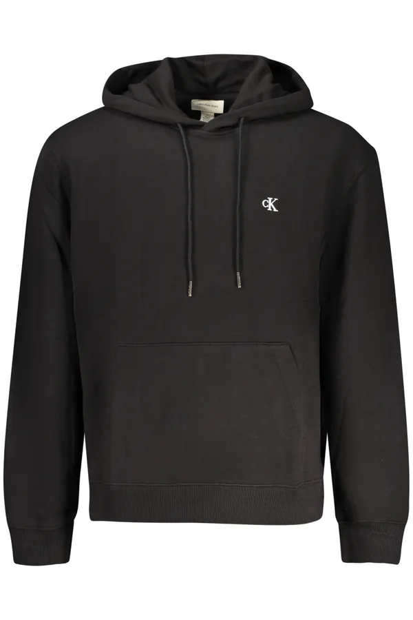 CALVIN KLEIN PÁNSKÁ MIKINA BEZ ZIPU ČERNÁ
