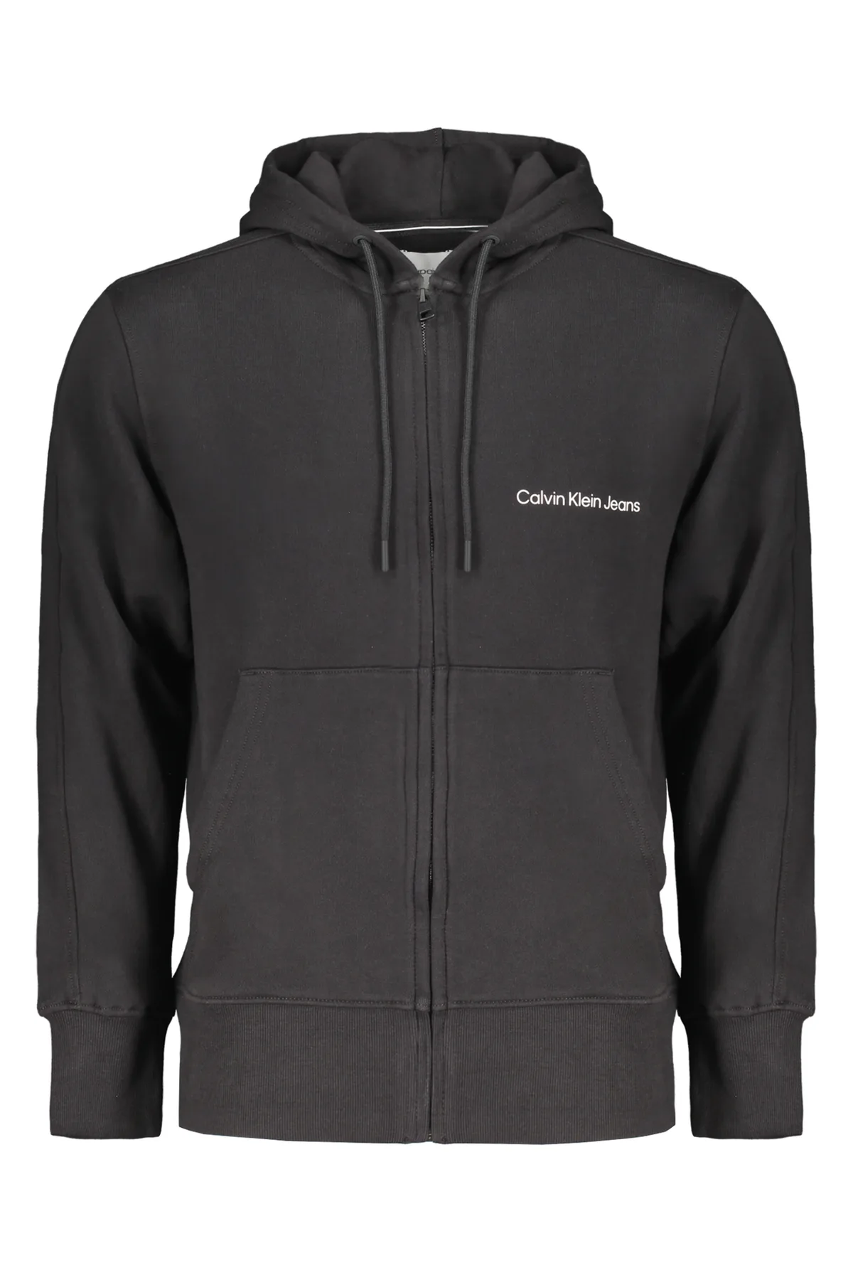 CALVIN KLEIN PÁNSKÁ MIKINA NA ZIP ČERNÁ