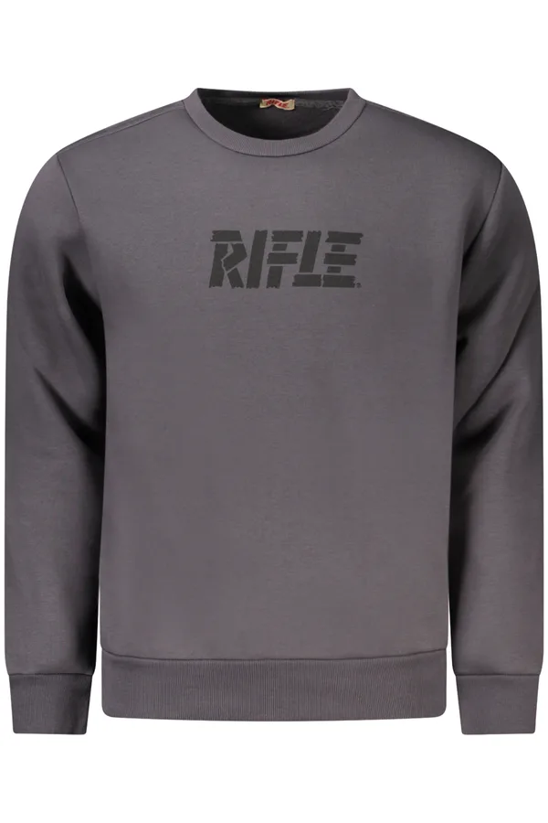RIFLE PÁNSKÁ MIKINA BEZ ZIPU ŠEDÁ