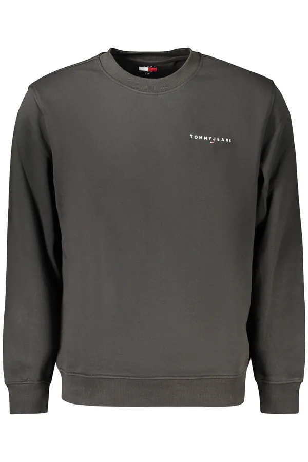 TOMMY HILFIGER PÁNSKÁ ČERNÁ MIKINA BEZ ZIPU