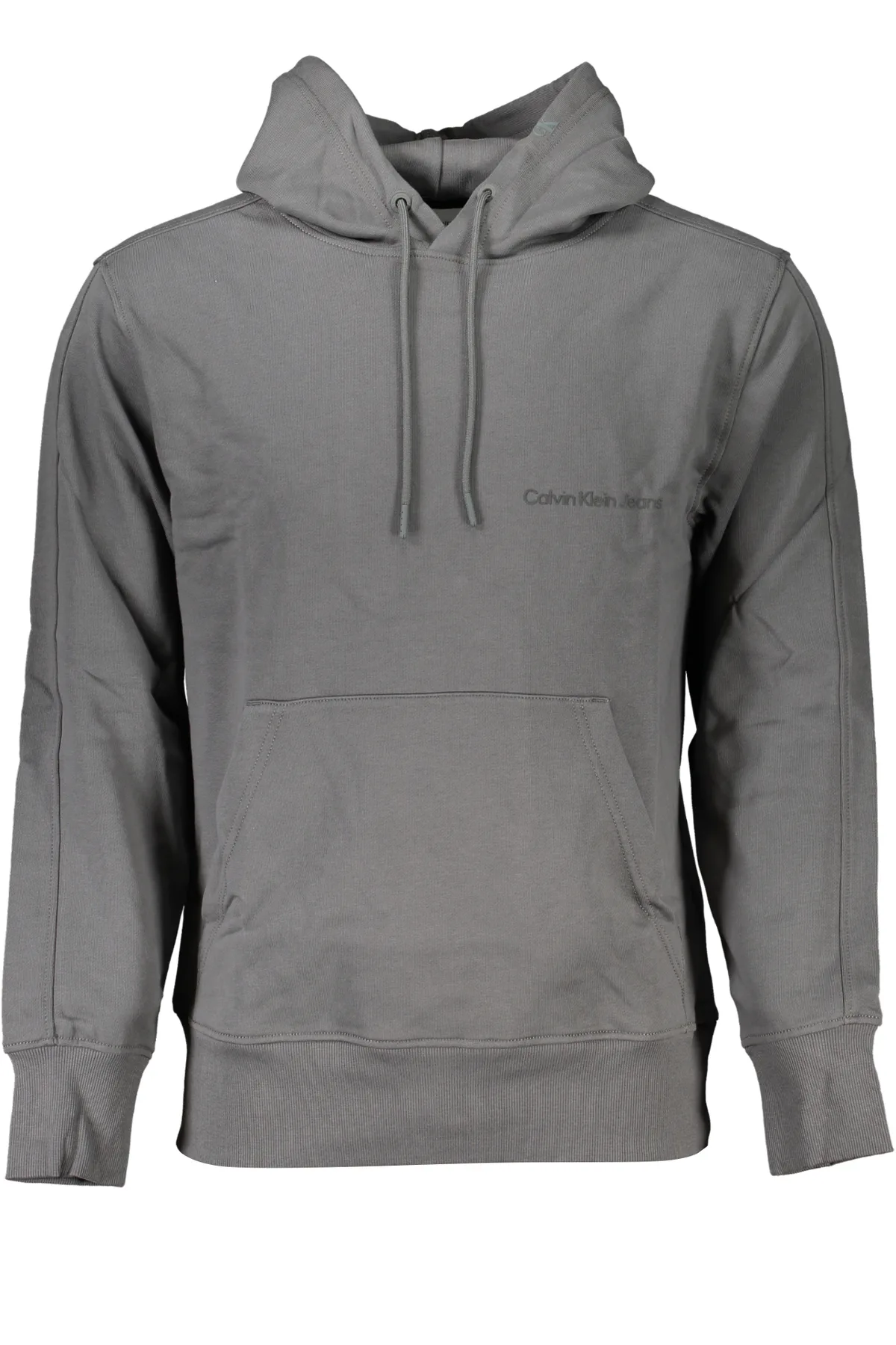 CALVIN KLEIN PÁNSKÁ MIKINA BEZ ZIPU ŠEDÁ