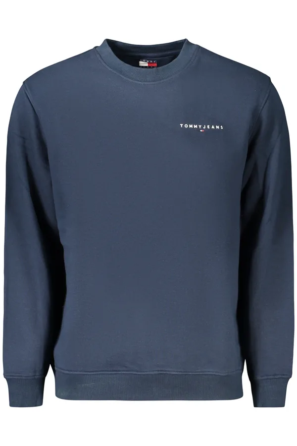 TOMMY HILFIGER PÁNSKÁ MODRÁ MIKINA BEZ ZIPU