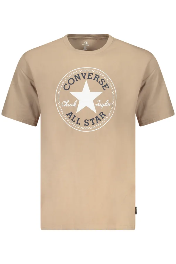 CONVERSE PÁNSKÉ TRIČKO S KRÁTKÝM RUKÁVEM BÉŽOVÉ
