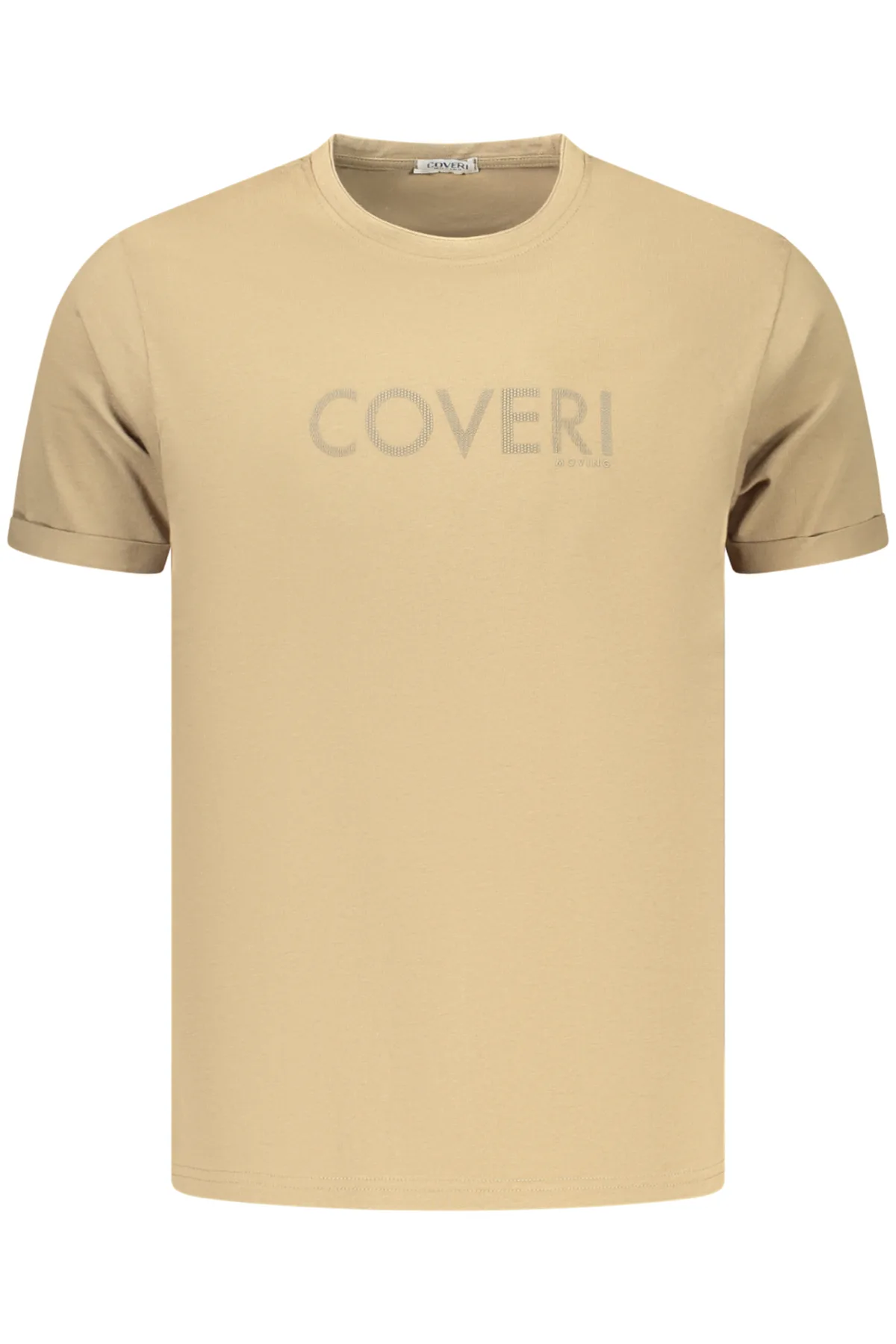 COVERI MOVING PÁNSKÉ TRIČKO S KRÁTKÝM RUKÁVEM HNĚDÉ