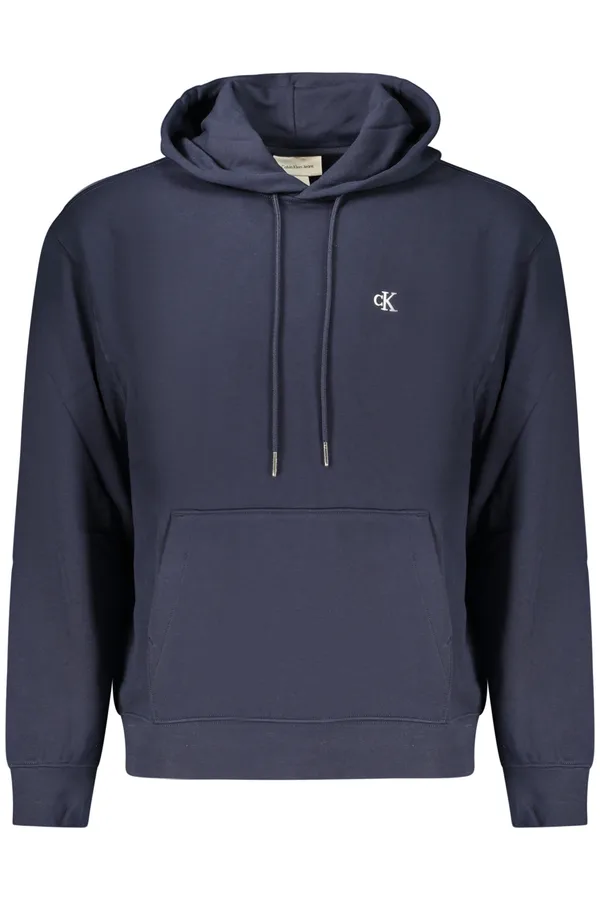CALVIN KLEIN PÁNSKÁ MIKINA BEZ ZIPU MODRÁ