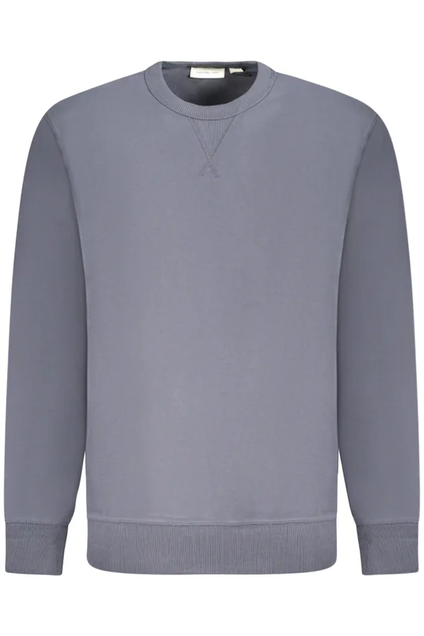 CALVIN KLEIN PÁNSKÁ MIKINA BEZ ZIPU MODRÁ