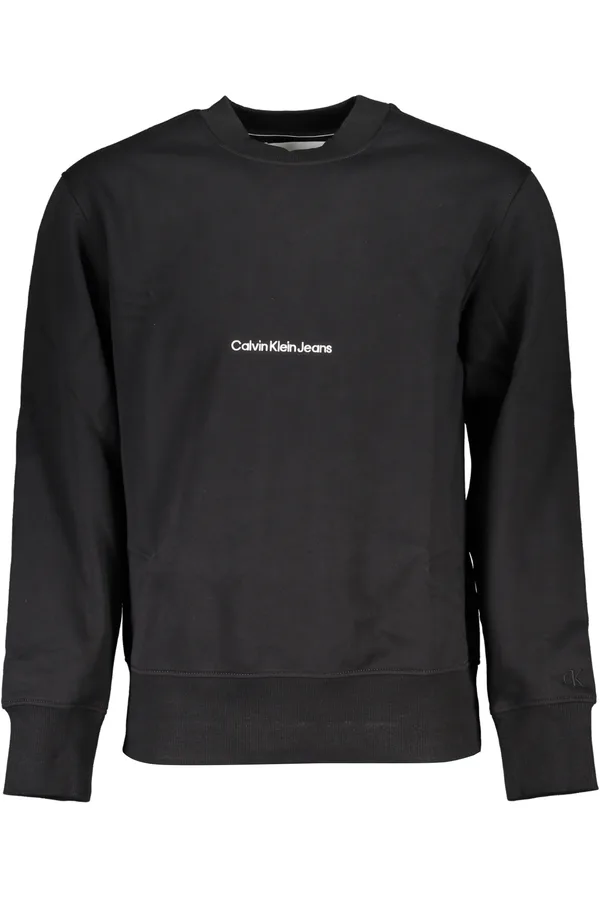CALVIN KLEIN PÁNSKÁ MIKINA BEZ ZIPU ČERNÁ